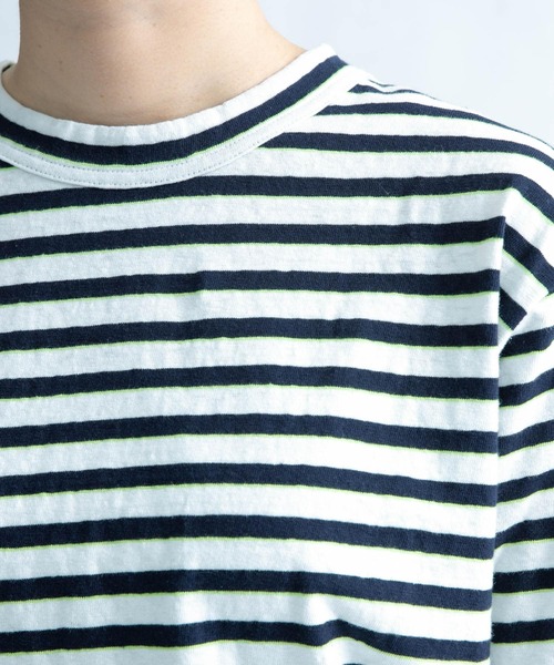 FORK&SPOON（フォークアンドスプーン）の「FORK&SPOON　2toneボーダーTシャツ（Tシャツ/カットソー・レディース・ブラック系その他/ブルー系その他・ONE）」の16枚目の写真