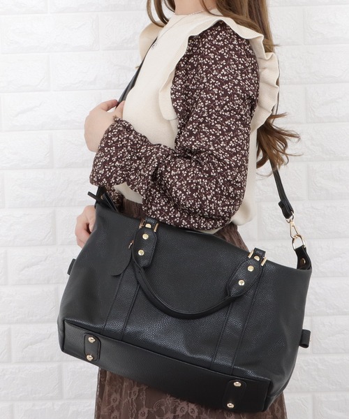 セール】大容量 2wayボストンバッグ（ショルダーバッグ）｜Lace Ladies