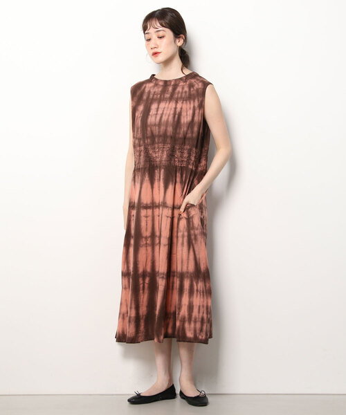 AVIREX（アヴィレックス）の「【直営店限定】2WAY LOSE SHIRT ONEPIECE/ 2ウェイルーズシャツワンピース（ワンピース・レディース・オフホワイト/スモークピンク・FREE）」の5枚目の写真