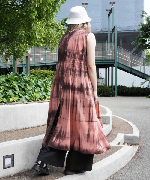 AVIREX（アヴィレックス）の「【直営店限定】2WAY LOSE SHIRT ONEPIECE/ 2ウェイルーズシャツワンピース（ワンピース・レディース・オフホワイト/スモークピンク・FREE）」の11枚目の写真