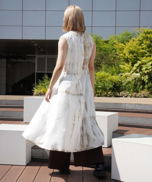 AVIREX（アヴィレックス）の「【直営店限定】2WAY LOSE SHIRT ONEPIECE/ 2ウェイルーズシャツワンピース（ワンピース・レディース・オフホワイト/スモークピンク・FREE）」の22枚目の写真