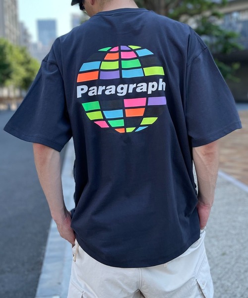 Paragraph(パラグラフ)の「【Paragraph】ビッグシルエットバックプリントTシャツ NO.44Tシャツ(Tシャツ/カットソー・メンズ・ホワイト/オフホワイト/イエロー/グリーン/ダークグレー/ネイビー/ブルー/パープル/グレー/ブラウン・FREE)」の4枚目の写真
