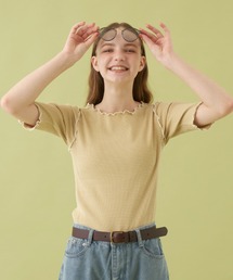 MERLOT | 2wayボーダーメロートップス(Tシャツ/カットソー)