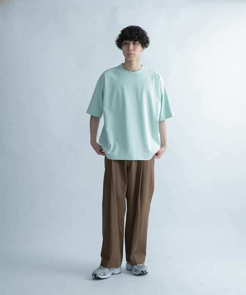 FORK&SPOON（フォークアンドスプーン）の「『ユニセックス』FORK&SPOON　サイドスイッチTシャツ（Tシャツ/カットソー・メンズ・スミクロ/ブルー系その他/オフホワイト・4/5）」の13枚目の写真