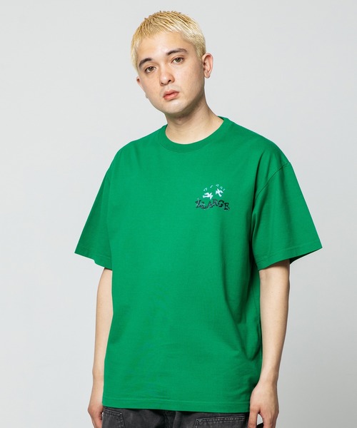 XLARGE エクストララージ 半袖 Tシャツ グリーン グラフィティ XLARGE（エクストララージ）の「X-LARGE エクストララージ 半袖T