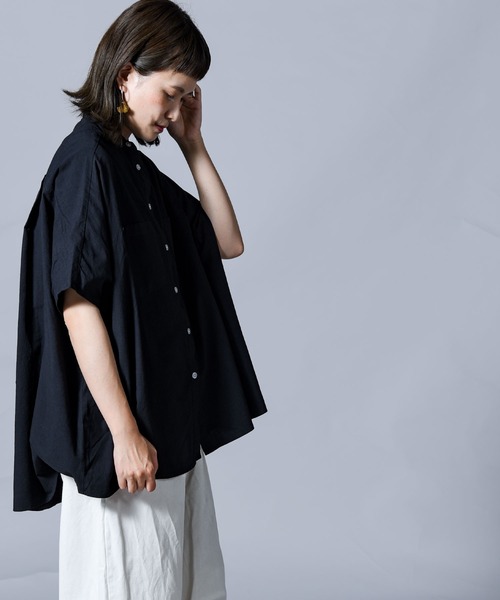 folka（フォルカ）の「【folka（フォルカ）】フレアブラウス（シャツ/ブラウス・レディース・ホワイト/ブラック・ONE SIZE）」の3枚目の写真