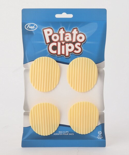 212 KITCHEN STORE(トゥワントゥキッチンストア)の「フレッド ポテトチップスクリップ 4pcs(収納グッズ・レディース・その他・00)」の2枚目の写真