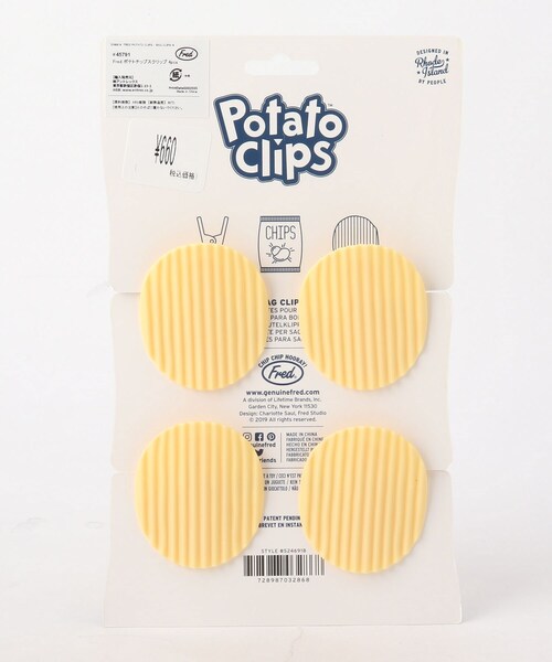 212 KITCHEN STORE(トゥワントゥキッチンストア)の「フレッド ポテトチップスクリップ 4pcs(収納グッズ・レディース・その他・00)」の5枚目の写真
