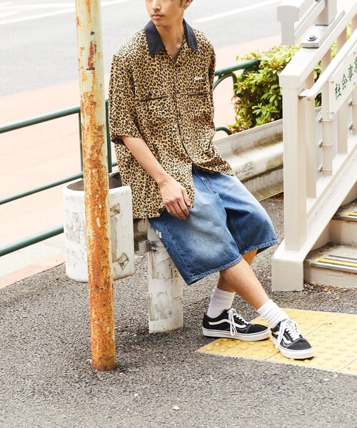 FREAK'S STORE(フリークスストア)の「FREAK'S STORE/フリークスストア VINTAGE ボーリングシャツ SOLID/オープンカラーシャツ(シャツ/ブラウス・メンズ・グリーン/ブラック/オフホワイト/レオパード/その他9・LARGE/SMALL/MEDIUM)」の20枚目の写真