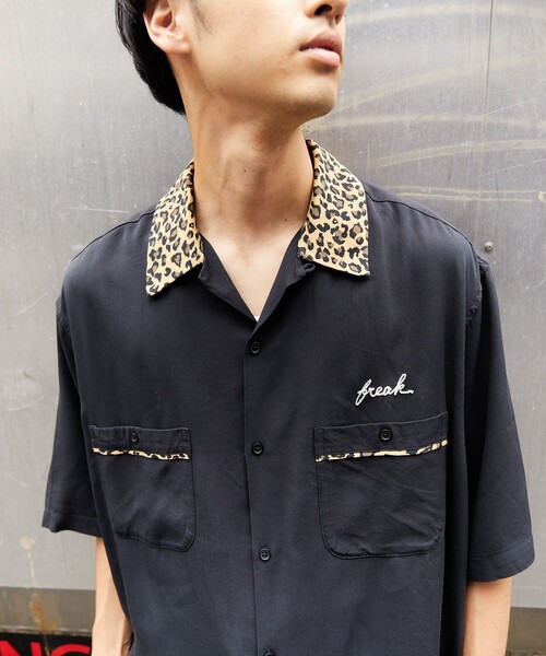 FREAK'S STORE(フリークスストア)の「FREAK'S STORE/フリークスストア VINTAGE ボーリングシャツ SOLID/オープンカラーシャツ(シャツ/ブラウス・メンズ・グリーン/ブラック/オフホワイト/レオパード/その他9・LARGE/SMALL/MEDIUM)」の11枚目の写真