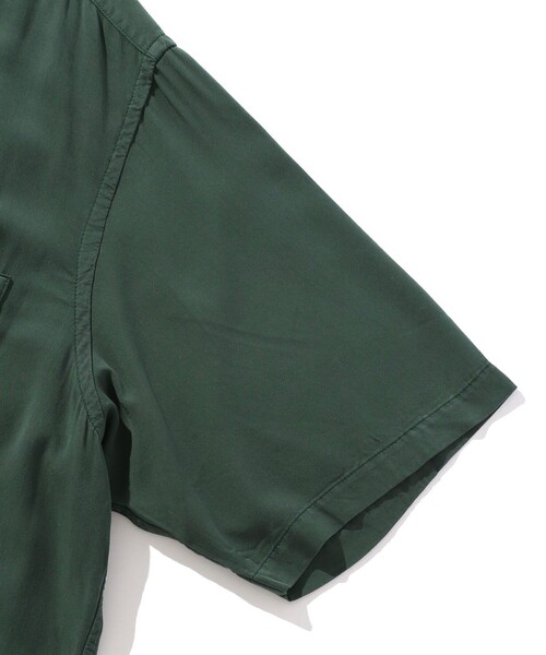 FREAK'S STORE(フリークスストア)の「FREAK'S STORE/フリークスストア VINTAGE ボーリングシャツ SOLID/オープンカラーシャツ(シャツ/ブラウス・メンズ・グリーン/ブラック/オフホワイト/レオパード/その他9・LARGE/SMALL/MEDIUM)」の7枚目の写真