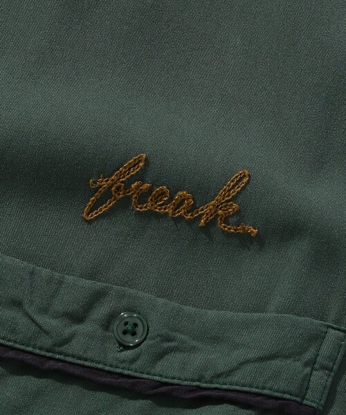 FREAK'S STORE(フリークスストア)の「FREAK'S STORE/フリークスストア VINTAGE ボーリングシャツ SOLID/オープンカラーシャツ(シャツ/ブラウス・メンズ・グリーン/ブラック/オフホワイト/レオパード/その他9・LARGE/SMALL/MEDIUM)」の16枚目の写真