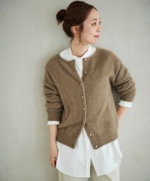 le.coeur blanc | プリーツカラーロングシャツ(シャツ/ブラウス)