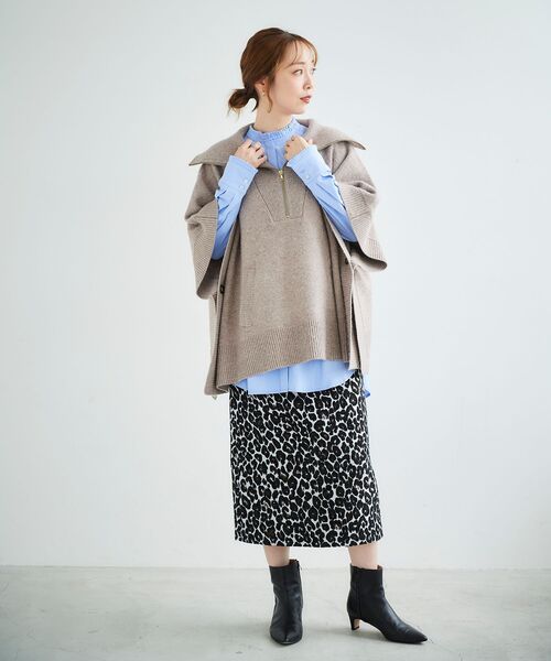 le.coeur blanc(ルクールブラン)の「プリーツカラーロングシャツ(シャツ/ブラウス・レディース・オフホワイト/サックスブルー/ブルー系その他4・38)」の20枚目の写真