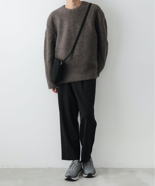 ATTACHMENT（アタッチメント）の「ウールフリース クルーネックプルオーバー / WO FLEECE CREW NECK PULLOVER（ニット/セーター・メンズ・ダークグレー/ブラウン/グリーン・2/1/3）」の10枚目の写真
