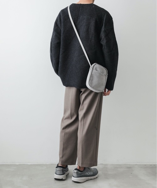 ATTACHMENT（アタッチメント）の「ウールフリース クルーネックプルオーバー / WO FLEECE CREW NECK PULLOVER（ニット/セーター・メンズ・ダークグレー/ブラウン/グリーン・2/1/3）」の20枚目の写真