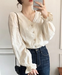 刺繍ブラウス