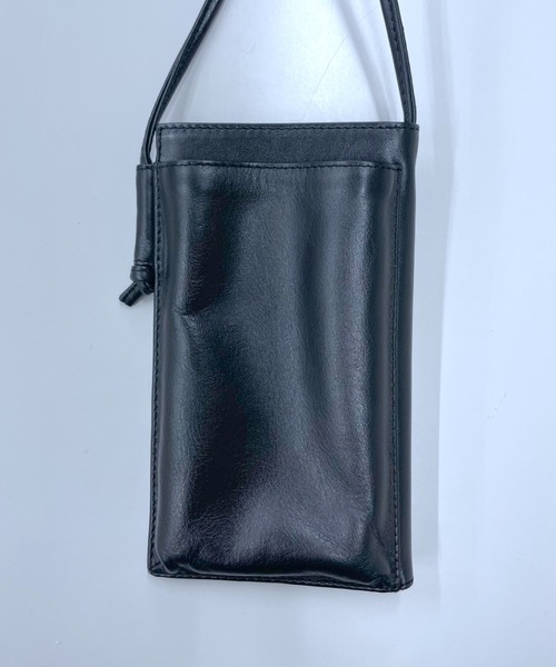 mystic(ミスティック)の「携帯ウォレットバッグ(ショルダーバッグ・レディース・ブラック/オフホワイト・ONE SIZE)」の5枚目の写真