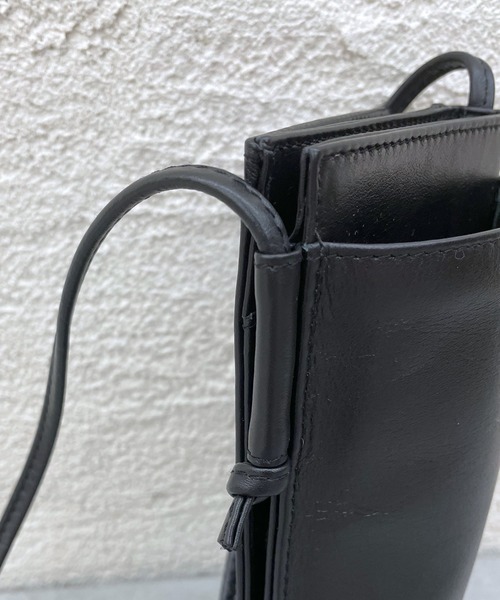 mystic(ミスティック)の「携帯ウォレットバッグ(ショルダーバッグ・レディース・ブラック/オフホワイト・ONE SIZE)」の8枚目の写真