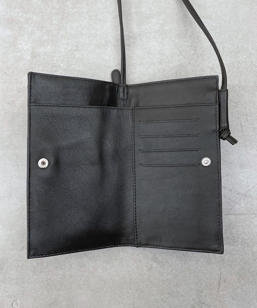 mystic(ミスティック)の「携帯ウォレットバッグ(ショルダーバッグ・レディース・ブラック/オフホワイト・ONE SIZE)」の12枚目の写真