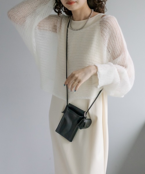 mystic(ミスティック)の「携帯ウォレットバッグ(ショルダーバッグ・レディース・ブラック/オフホワイト・ONE SIZE)」の19枚目の写真