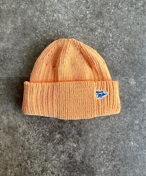 MILLER（ミラー）の「ロゴ刺繍パネルリブニットキャップ（ニットキャップ/ビーニー・レディース・アイボリー/ブラック/ベージュ/グリーン/オレンジ・FREE）」の5枚目の写真