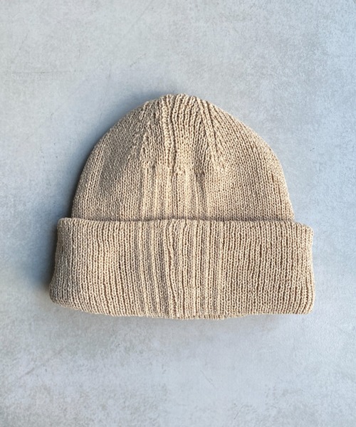 MILLER（ミラー）の「ロゴ刺繍パネルリブニットキャップ（ニットキャップ/ビーニー・レディース・アイボリー/ブラック/ベージュ/グリーン/オレンジ・FREE）」の15枚目の写真