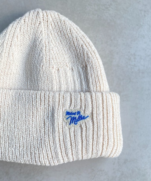 MILLER（ミラー）の「ロゴ刺繍パネルリブニットキャップ（ニットキャップ/ビーニー・レディース・アイボリー/ブラック/ベージュ/グリーン/オレンジ・FREE）」の17枚目の写真