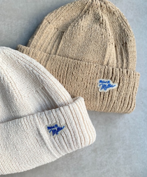 MILLER（ミラー）の「ロゴ刺繍パネルリブニットキャップ（ニットキャップ/ビーニー・レディース・アイボリー/ブラック/ベージュ/グリーン/オレンジ・FREE）」の21枚目の写真