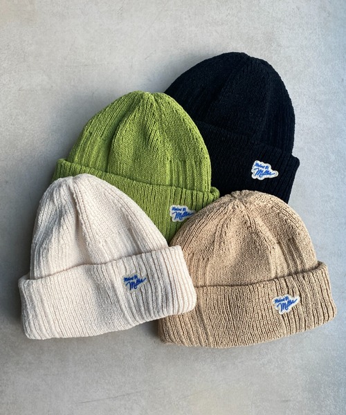 MILLER（ミラー）の「ロゴ刺繍パネルリブニットキャップ（ニットキャップ/ビーニー・レディース・アイボリー/ブラック/ベージュ/グリーン/オレンジ・FREE）」の22枚目の写真