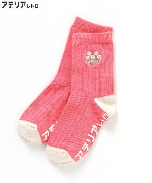 アデリアレトロ（アデリアレトロ）の「アデリアレトロ　ソックス（ソックス/靴下・キッズ・ホワイト/オフホワイト/サックスブルー/ピンク・24/15 /18/21）」の9枚目の写真