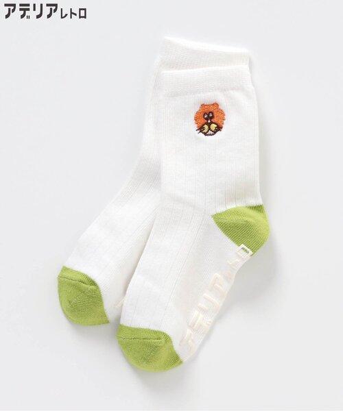 アデリアレトロ（アデリアレトロ）の「アデリアレトロ　ソックス（ソックス/靴下・キッズ・ホワイト/オフホワイト/サックスブルー/ピンク・24/15 /18/21）」の12枚目の写真