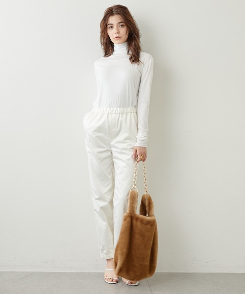 a point(アポワン)の「【a point】フェイクファーバッグ(ショルダーバッグ・レディース・キャメル・FREE)」の10枚目の写真