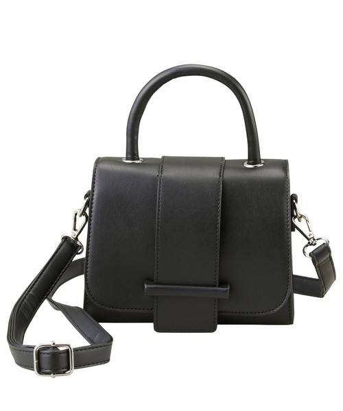 GeeRA(ジーラ)の「スクエア2WAYショルダー(ショルダーバッグ・レディース・ブラック/パープル/グレー/マスタード・FREE)」の6枚目の写真