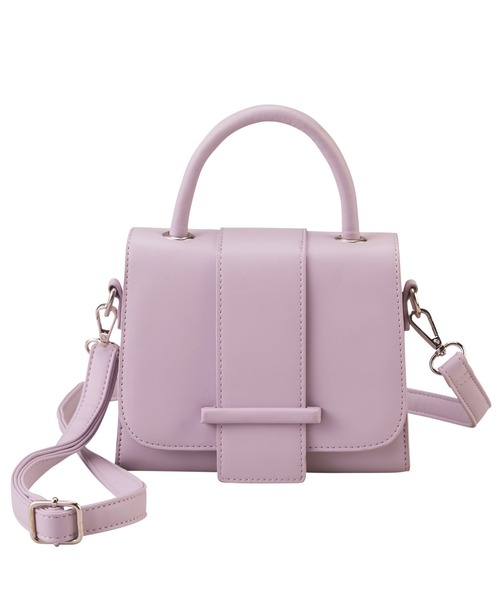 GeeRA(ジーラ)の「スクエア2WAYショルダー(ショルダーバッグ・レディース・ブラック/パープル/グレー/マスタード・FREE)」の7枚目の写真