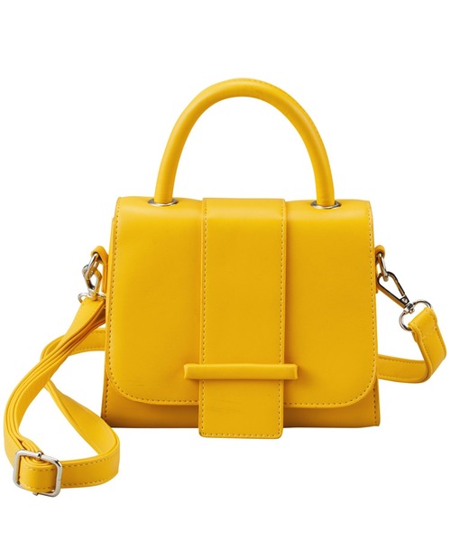 GeeRA(ジーラ)の「スクエア2WAYショルダー(ショルダーバッグ・レディース・ブラック/パープル/グレー/マスタード・FREE)」の9枚目の写真