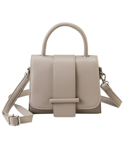 GeeRA(ジーラ)の「スクエア2WAYショルダー(ショルダーバッグ・レディース・ブラック/パープル/グレー/マスタード・FREE)」の5枚目の写真