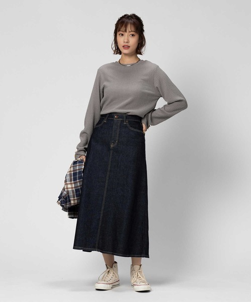 SOMETHING（サムシング）の「【SOMETHING】フレアスカート（スカート・レディース・ノンウォッシュ・S/M）」の16枚目の写真