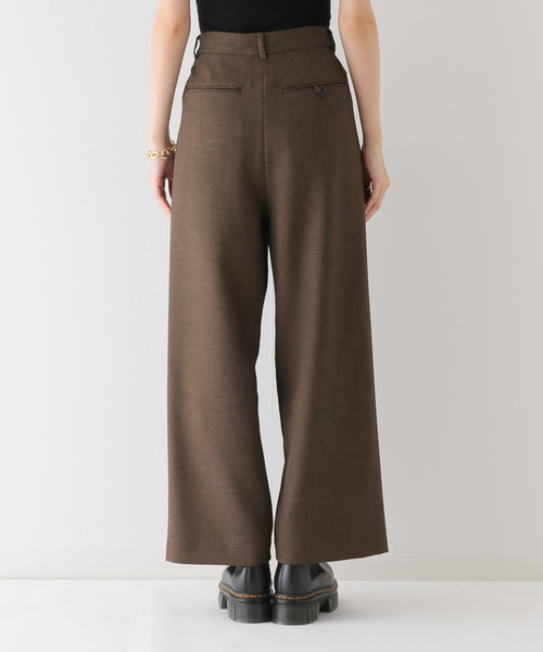 PROVOKE (プロヴォーク)の「【PROVOKE / プロヴォーク】 deformation タックパンツ(スラックス・レディース・ブラウン・FREE)」の13枚目の写真