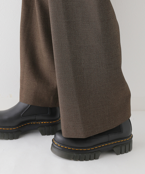 PROVOKE (プロヴォーク)の「【PROVOKE / プロヴォーク】 deformation タックパンツ(スラックス・レディース・ブラウン・FREE)」の3枚目の写真