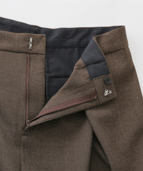 PROVOKE (プロヴォーク)の「【PROVOKE / プロヴォーク】 deformation タックパンツ(スラックス・レディース・ブラウン・FREE)」の17枚目の写真