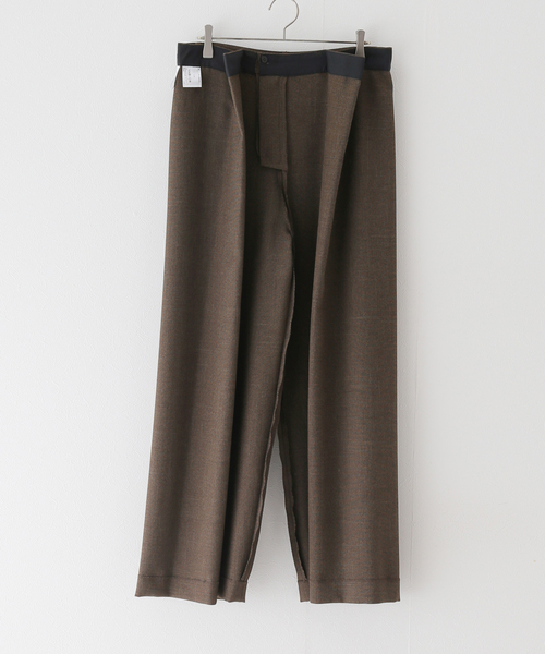 PROVOKE (プロヴォーク)の「【PROVOKE / プロヴォーク】 deformation タックパンツ(スラックス・レディース・ブラウン・FREE)」の18枚目の写真