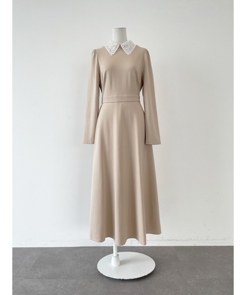 Areeam（アリーム）の「衿レースワンピース（ドレス・レディース・チャコールグレー/ベージュ・FREE）」の19枚目の写真
