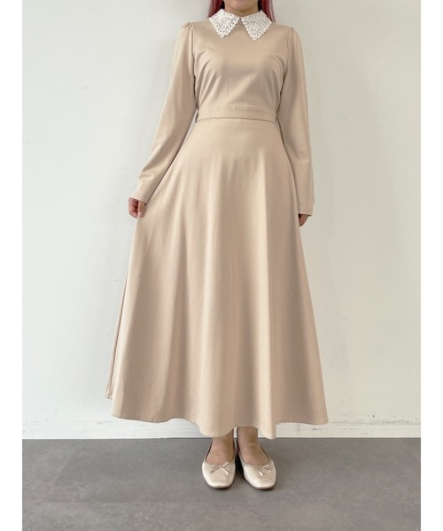 Areeam（アリーム）の「衿レースワンピース（ドレス・レディース・チャコールグレー/ベージュ・FREE）」の17枚目の写真