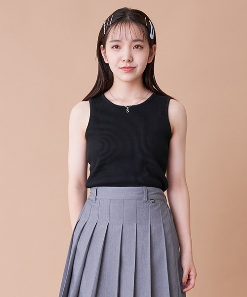 LOVETOXIC（ラブトキシック）の「インナーつきストライプBIG長袖シャツ（シャツ/ブラウス・キッズ・ブルー/グリーン/ブラック・SS/L/M/S）」の15枚目の写真