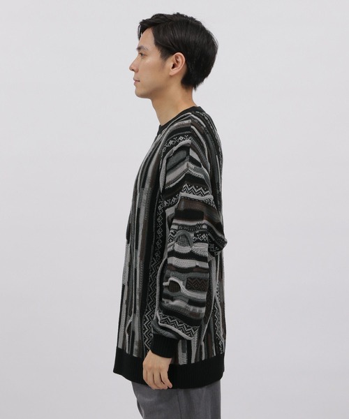 LAKOLE（ラコレ）の「クージーニットプルオーバー / 353213（ニット/セーター・メンズ・ブラック/ダークブラウン/ネイビー・MEDIUM/LARGE）」の17枚目の写真