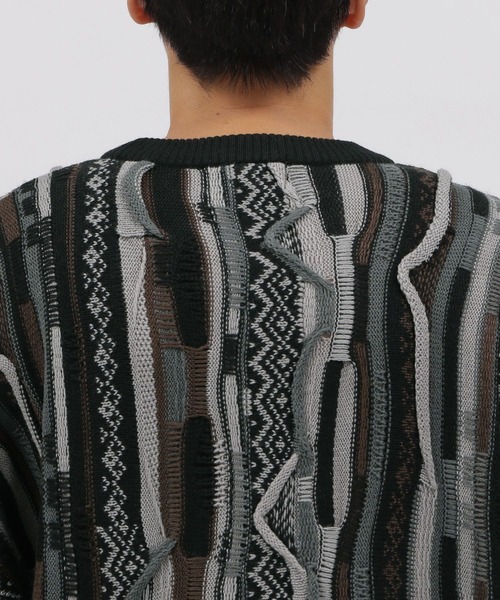 LAKOLE（ラコレ）の「クージーニットプルオーバー / 353213（ニット/セーター・メンズ・ブラック/ダークブラウン/ネイビー・MEDIUM/LARGE）」の6枚目の写真
