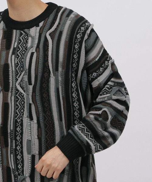 LAKOLE（ラコレ）の「クージーニットプルオーバー / 353213（ニット/セーター・メンズ・ブラック/ダークブラウン/ネイビー・MEDIUM/LARGE）」の15枚目の写真
