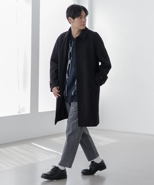 LAKOLE（ラコレ）の「クージーニットプルオーバー / 353213（ニット/セーター・メンズ・ブラック/ダークブラウン/ネイビー・MEDIUM/LARGE）」の4枚目の写真