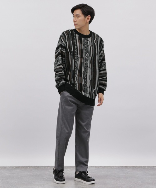 LAKOLE（ラコレ）の「クージーニットプルオーバー / 353213（ニット/セーター・メンズ・ブラック/ダークブラウン/ネイビー・MEDIUM/LARGE）」の7枚目の写真